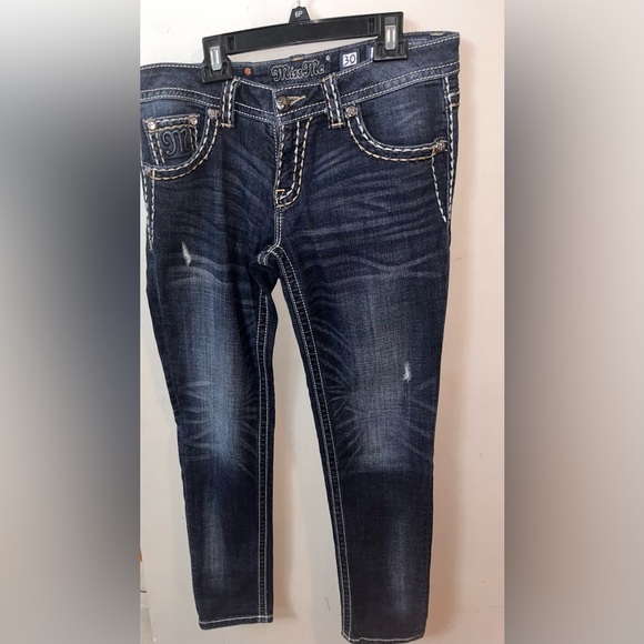 MISS ME SIGNATURE SKINNY WOMENS JEANS Sz 30 - Picture 3 of 15